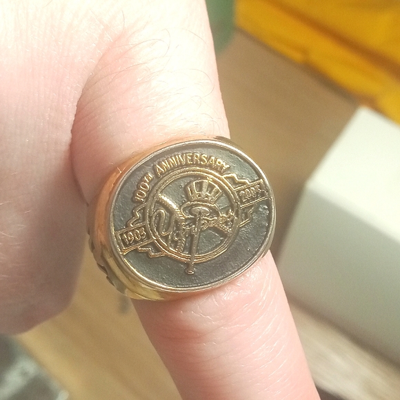 New York Yankees 100th Anniversary Fan Day 2003 Ring William Barthman Je… - Picture 5 of 5